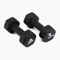 Hantle adidas 2x3 Kg czarne ADWT-10003 2