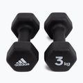 Hantle adidas 2x3 Kg czarne ADWT-10003 3