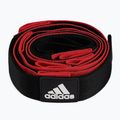 Pasek do ćwiczeń adidas czarno-czerwony ADTB-10608