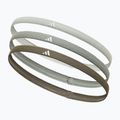 Opaska na głowę adidas Hairbands 3 szt. linen green/silver green/olive 2