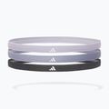 Opaska na głowę Adidas Hairbands 3szt. silver dawn/violet/legend ink