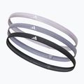 Opaska na głowę Adidas Hairbands 3szt. silver dawn/violet/legend ink 2