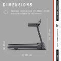 Bieżnia elektryczna adidas T-24C Folding Treadmill black 15