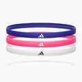 Opaski na głowę adidas Hairbands 3 pack lucid blue/lucid pink/white