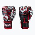 Rękawice bokserskie Twins Special Fancy FBGVL3-53 Skull red/black