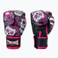 Rękawice bokserskie Twins Special Fancy FBGVL3-53 Skull pink/black 3
