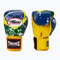 Rękawice bokserskie Twins Special FBGVL3-44 Brasil yellow/red/blue 3
