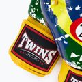 Rękawice bokserskie Twins Special FBGVL3-44 Brasil yellow/red/blue 5
