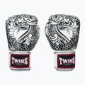 Rękawice bokserskie Twins Special Fancy FBGVL3-52 white/silver