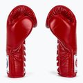 Rękawice bokserskie Fairtex Pro Competition Locked Thumb Leather red 4