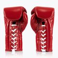 Rękawice bokserskie Fairtex Pro Competition Locked Thumb Leather red 2