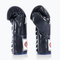 Rękawice bokserskie Fairtex Pro Competition Locked Thumb Leather blue 3