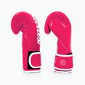Rękawice boskerskie Fairtex Microfiber pink/white 3