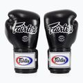 Rękawice bokserskie Fairtex Super Sparring - Locked Thumb black