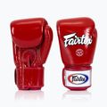 Rękawice bokserskie Fairtex Super Sparring - Locked Thumb red