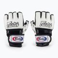 Rękawice grapplingowe Fairtex Super Sparring white/black 2
