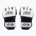 Rękawice grapplingowe Fairtex Super Sparring white/black