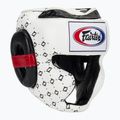 Kask bokserski Fairtex Super Sparring white/black