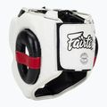 Kask bokserski Fairtex Super Sparring white/black 3