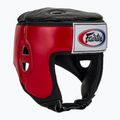 Kask ochronny Fairtex Muay Thai & Kickboxing Competition red
