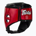 Kask ochronny Fairtex Muay Thai & Kickboxing Competition red 3