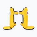 Ochraniacze piszczeli Fairtex In-Step Double Padded Protector yellow 3