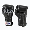 Rękawice bokserskie Fairtex Stylish Angular Sparring - Locked Thumb black