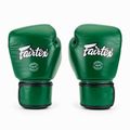 Rękawice bokserskie Fairtex Real Leather Boxing green 2