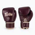Rękawice bokserskie Fairtex Real Leather Boxing maroon