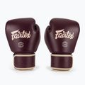 Rękawice bokserskie Fairtex Real Leather Boxing maroon 2