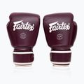Rękawice bokserskie Fairtex Real Leather Boxing maroon