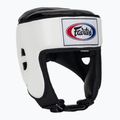 Kask bokserski Fairtex Muay Thai & Kickboxing Competition white