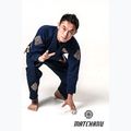 GI do brazylijskiego jiu-jitsu Fairtex "Matchanu" navy blue 10