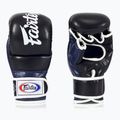 Rękawice grapplingowe Fairtex Super Sparring Grappling black/blue 2