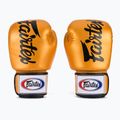 Rękawice bokserskie Fairtex Deluxe Tight-Fit gold 2