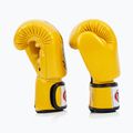 Rękawice bokserskie Fairtex Deluxe Tight-Fit gold 3