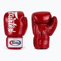 Rękawice bokserskie Fairtex Deluxe Tight-Fit red