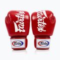 Rękawice bokserskie Fairtex Deluxe Tight-Fit red