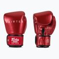 Rękawice bokserskie Fairtex Metallic Boxing red