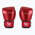 Rękawice bokserskie Fairtex Metallic Boxing red 2
