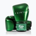 Rękawice bokserskie Fairtex Metallic Boxing green 4