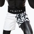 Spodenki bokserskie Fairtex Boxing BT2003 "Monochrome" white/black 3