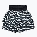 Spodenki bokserskie Fairtex Boxing Trunks  BT2004 "Crack" black/white 2
