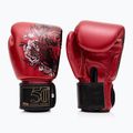 Rękawice bokserskie Fairtex Golden Jubilee red