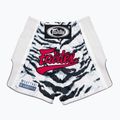 Spodenki bokserskie dziecięce Fairtex Boxing Shorts BSK2103 "White Tiger" white