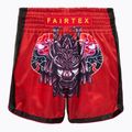 Spodenki bokserskie dziecięce Fairtex Boxing Shorts BSK2108 "Silent Warrior" red