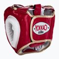 Kask bokserski męski YOKKAO Training Headguard red 3