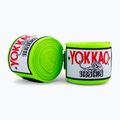 Bandaże bokserskie YOKKAO Premium Handwraps 400 cm neon green