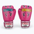 Rękawice bokserskie męskie YOKKAO Stadium fuchsia 2