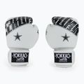 Rękawice bokserskie YOKKAO Lettering Boxing white 2